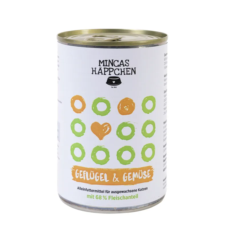 MINCAS HÄPPCHEN Geflügel/Gemüse 400 g Neu